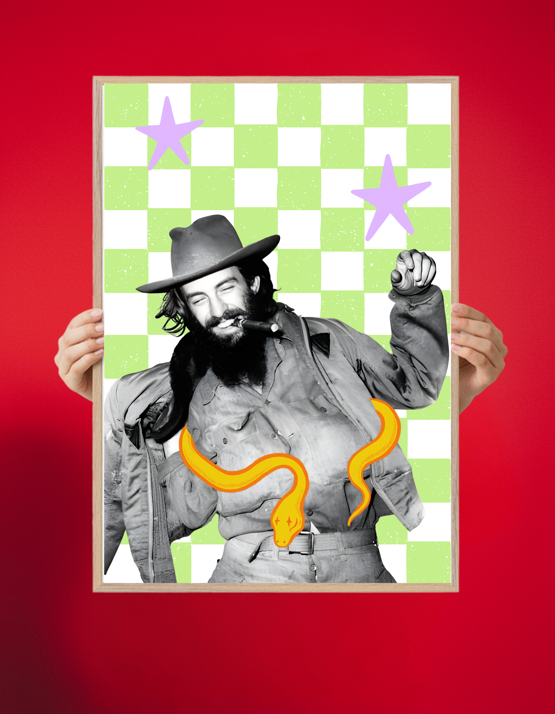 Camilo Cienfuegos - Cuban Icon Poster (UNFRAMED)